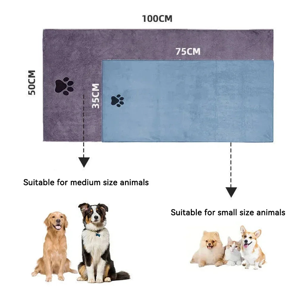 PawDry Microfibre Drying Towel